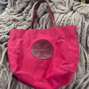Fushia Tory Burch Nylon Tote